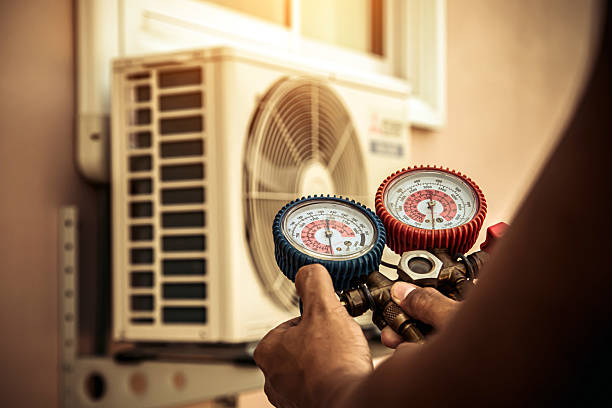 Professional Furnace Repair technician working in Davis, CA